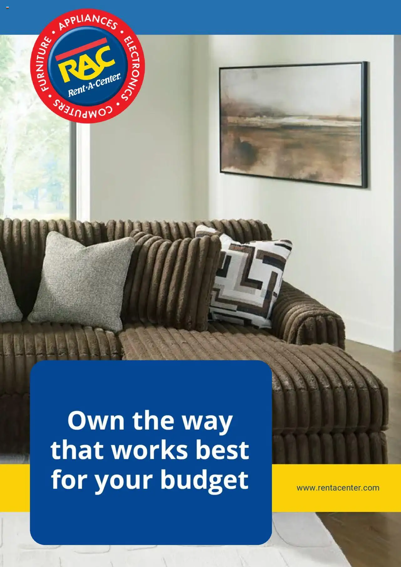Rent A Center Weekly Ad from 07/21/2025 - Flyer - Page number 1