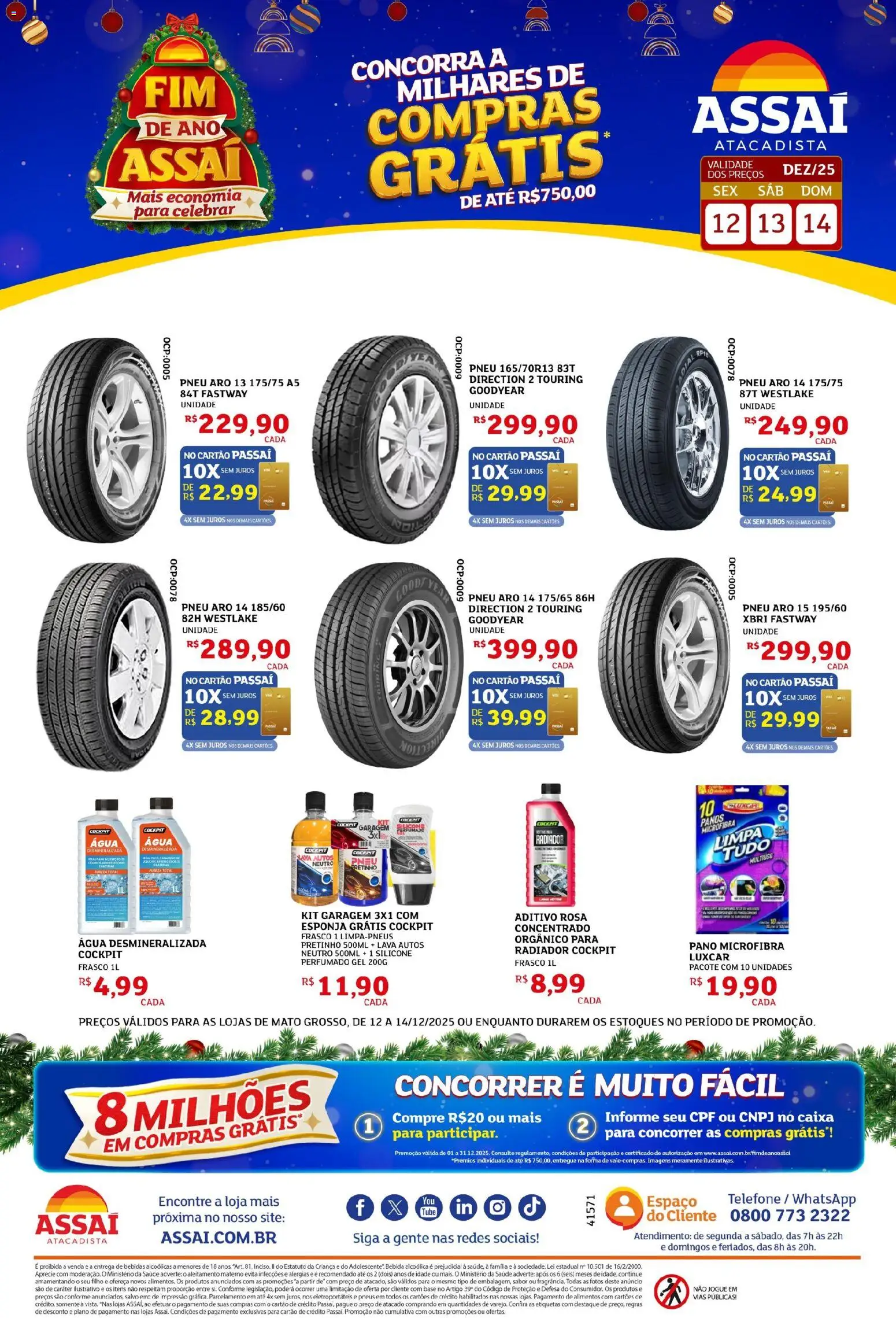 Pré-Visualização do folheto "Encarte - MT" da loja Assaí Atacadista válido a partir de 12/12/2025