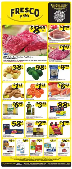 Ad Preview of Fresco y Más Weekly Ad from 12/03/2025 | Page: 1