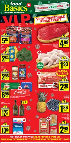 Preview of leaflet Weekly flyer / circulaire from shop Food Basics is valid from Dec 11, 2025
