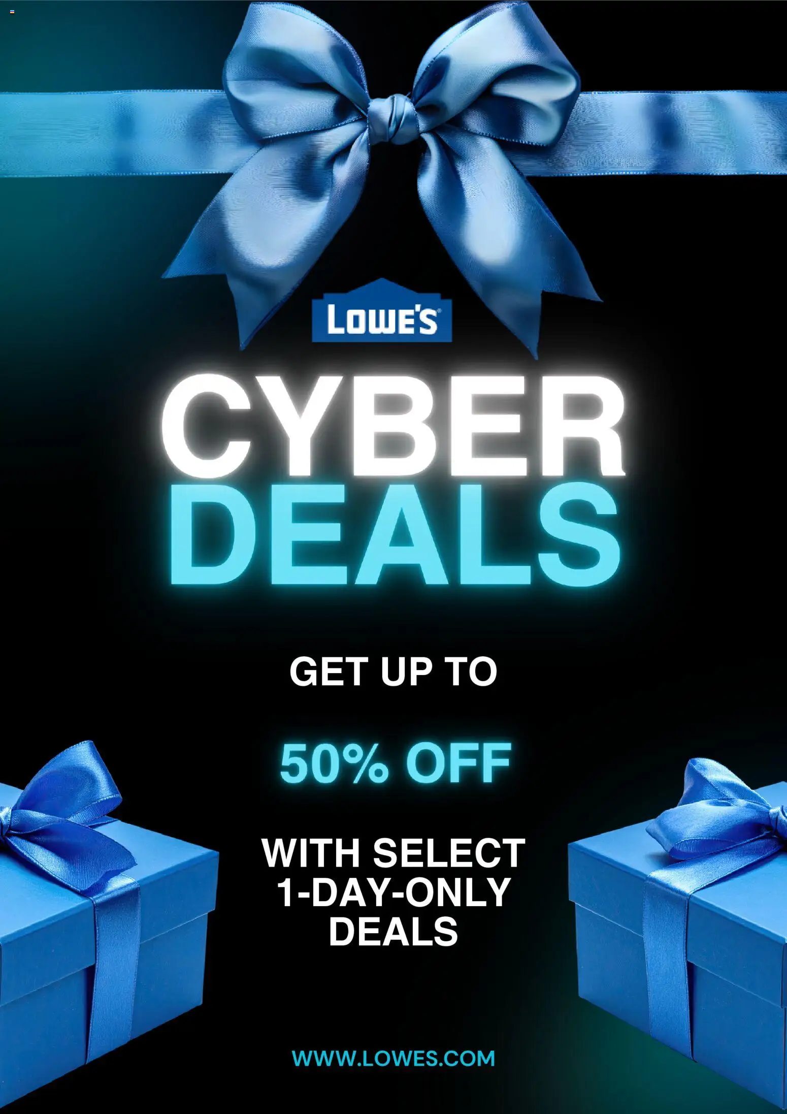 Ad Preview of Lowe's Cyber Monday from 12/01/2025