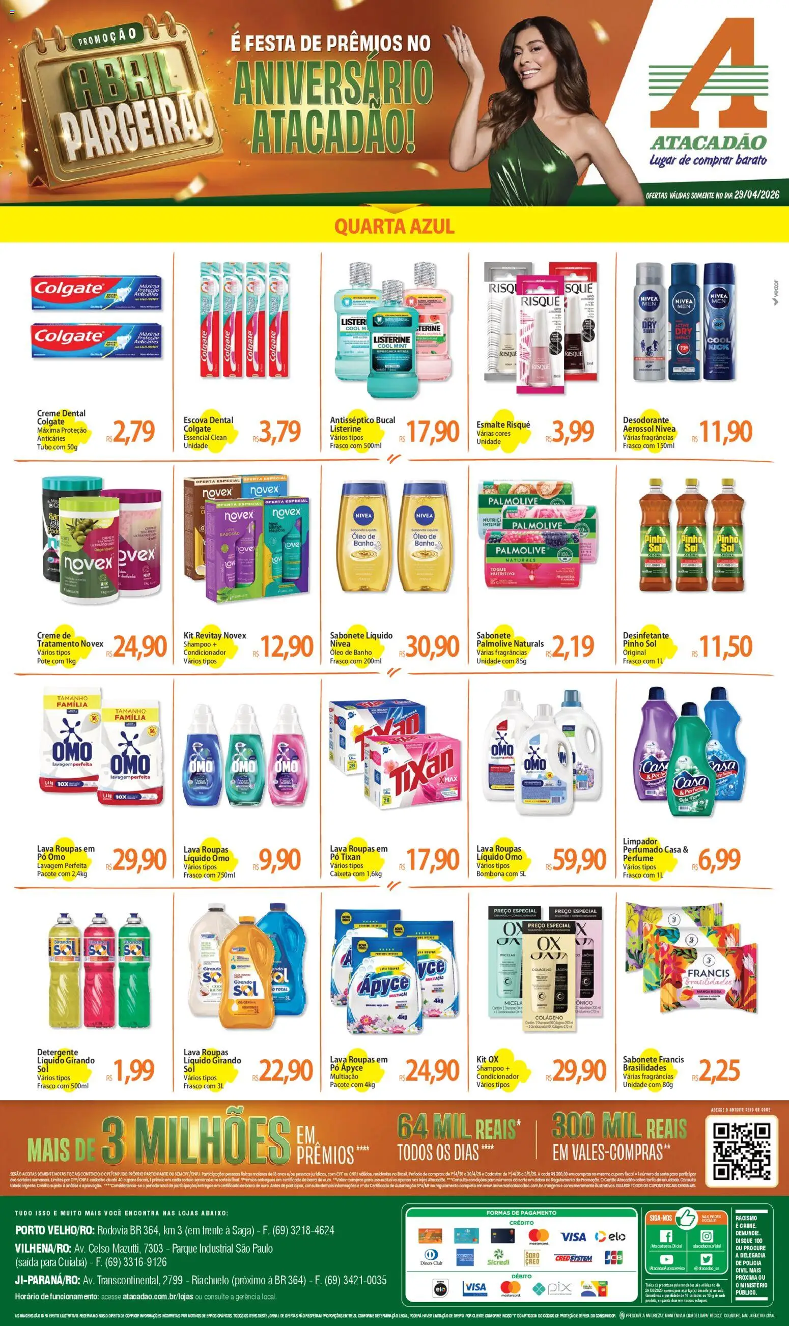 Pré-Visualização do folheto "Atacadão ofertas - RO" da loja Atacadão válido a partir de 29/04/2026