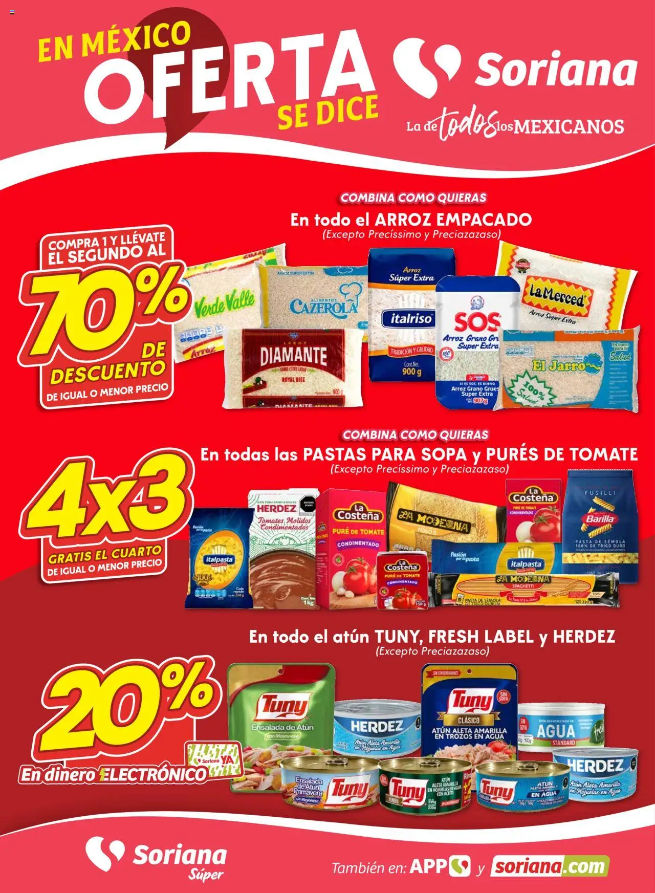 Fin de Semana Súper: Tamaulipas (excepto Cd. Victoria y Tampico) Soriana y sus promociones válidas desde el 07/08/2025 - Número de página 1