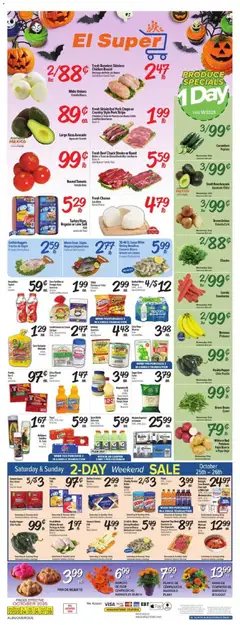 Ad Preview of El Super Weekly Ad from 10/22/2025