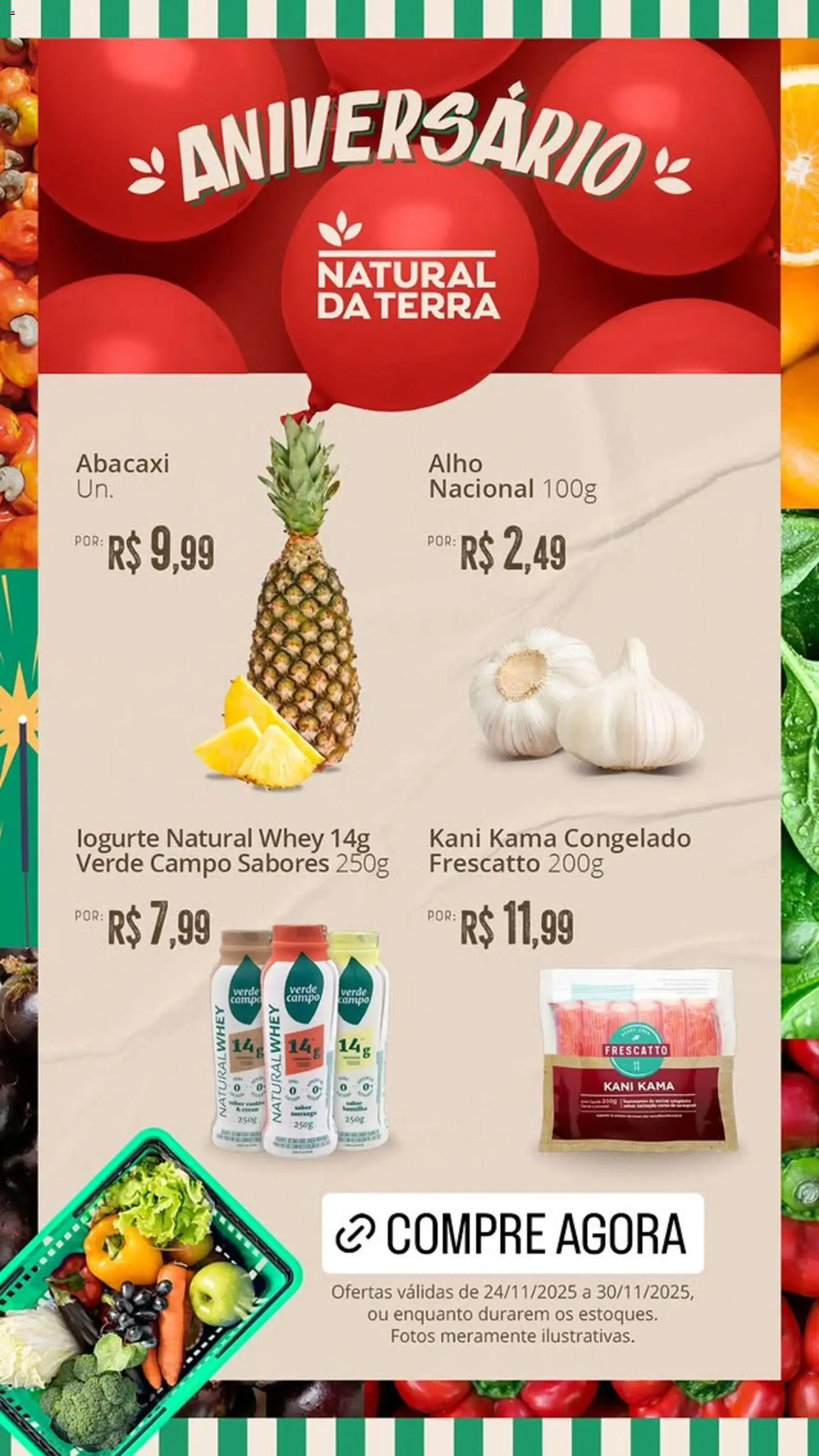 Pré-Visualização do folheto "Ofertas da semana" da loja Natural da Terra válido a partir de 24/11/2025