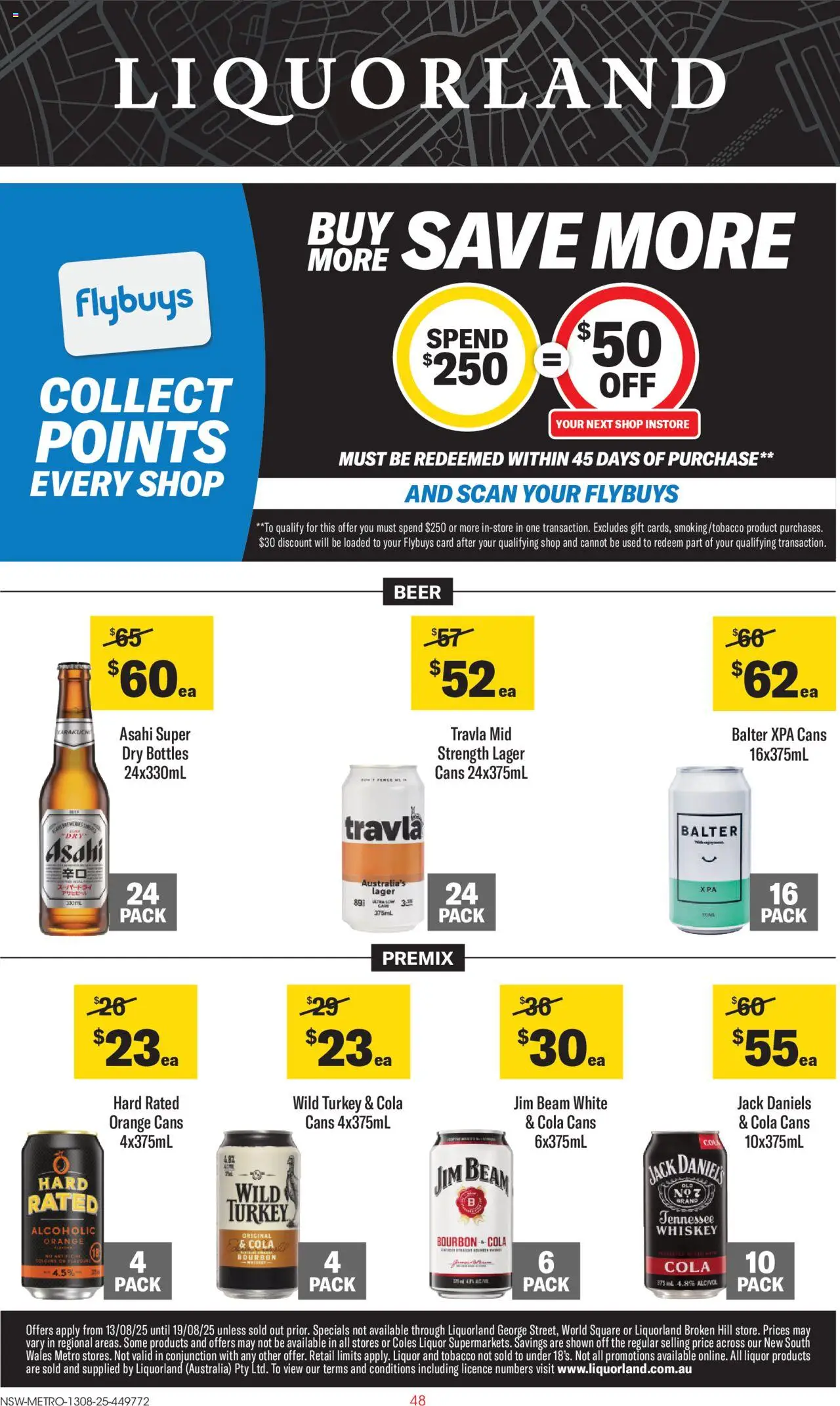 Liquorland catalogue valid from 13/08/2025 - page 1