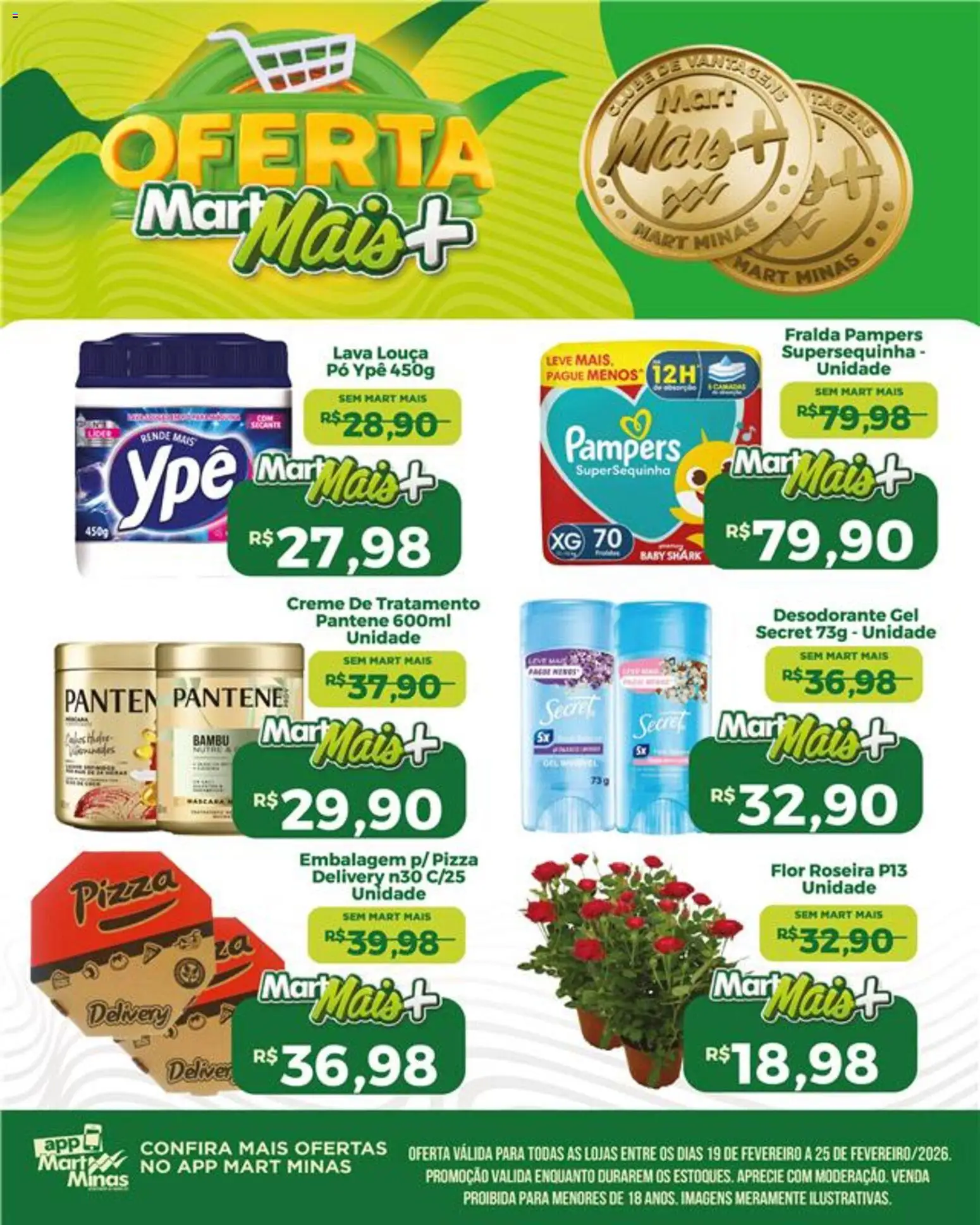 Pré-Visualização do folheto "Ofertas Semanal" da loja Mart Minas válido a partir de 19/02/2026