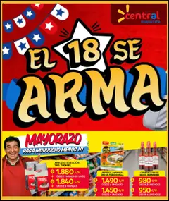 Folleto de la tienda Central Mayorista válido desde el 27.07.2025 