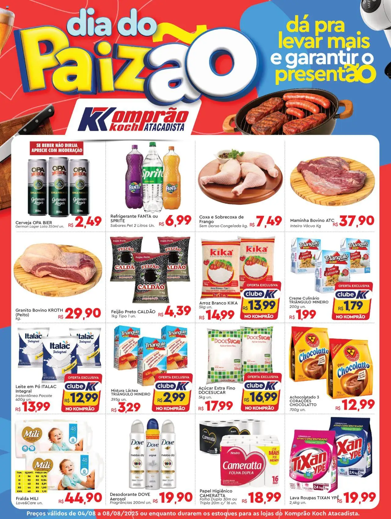 Komprao Atacadista folheto "Ofertas da semana" válido a partir de 04/08/2025 - número de página 1