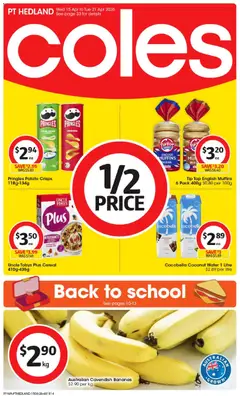 Preview of catalogue Coles catalogue PT Hedland from shop Coles valid 15/04/2026