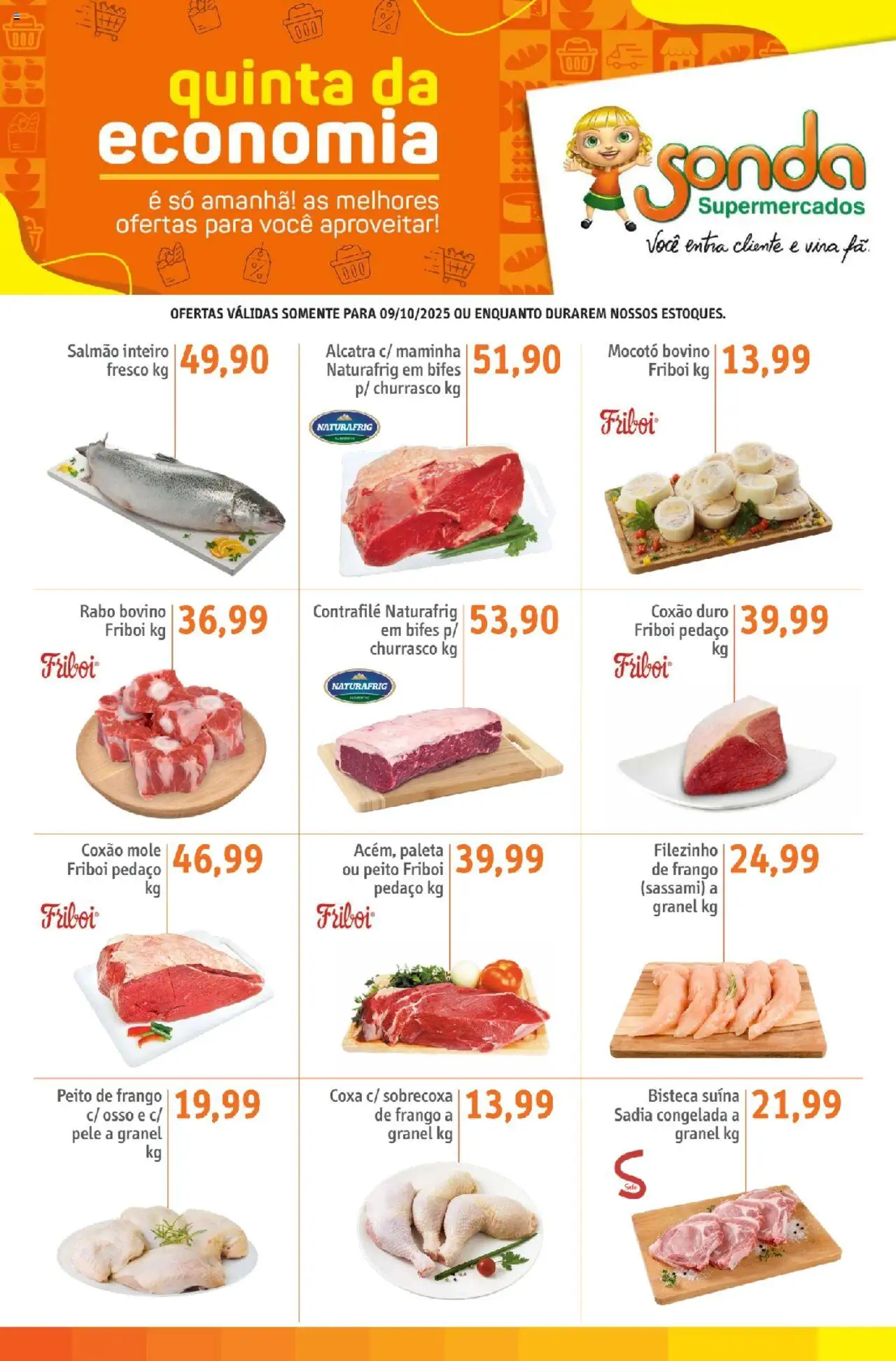 Sonda folheto "Ofertas Quinta da Economia" válido a partir de 09/10/2025 - número de página 1