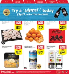 Preview of catalogue Catalogue South Island from shop New World valid 15 Sept 2025