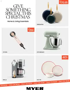 Preview of catalogue Catalogue Home & Living Essentials from shop Myer valid 11/11/2025