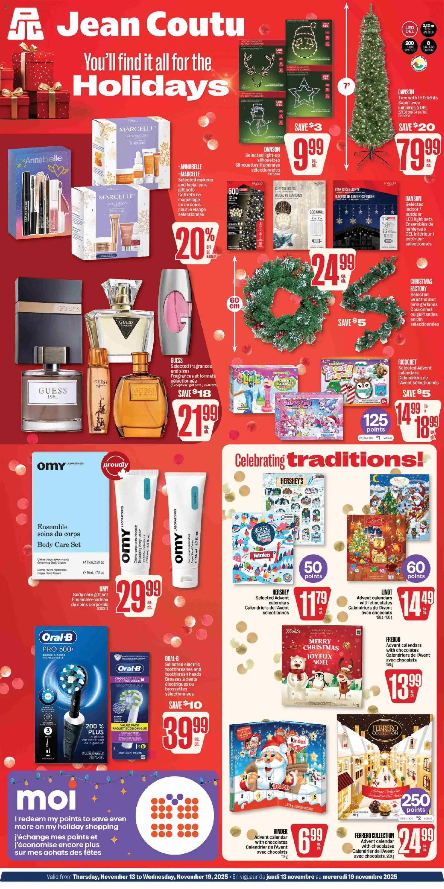 Preview of leaflet Christmas Booklet from shop Jean Coutu is valid from Nov 13, 2025