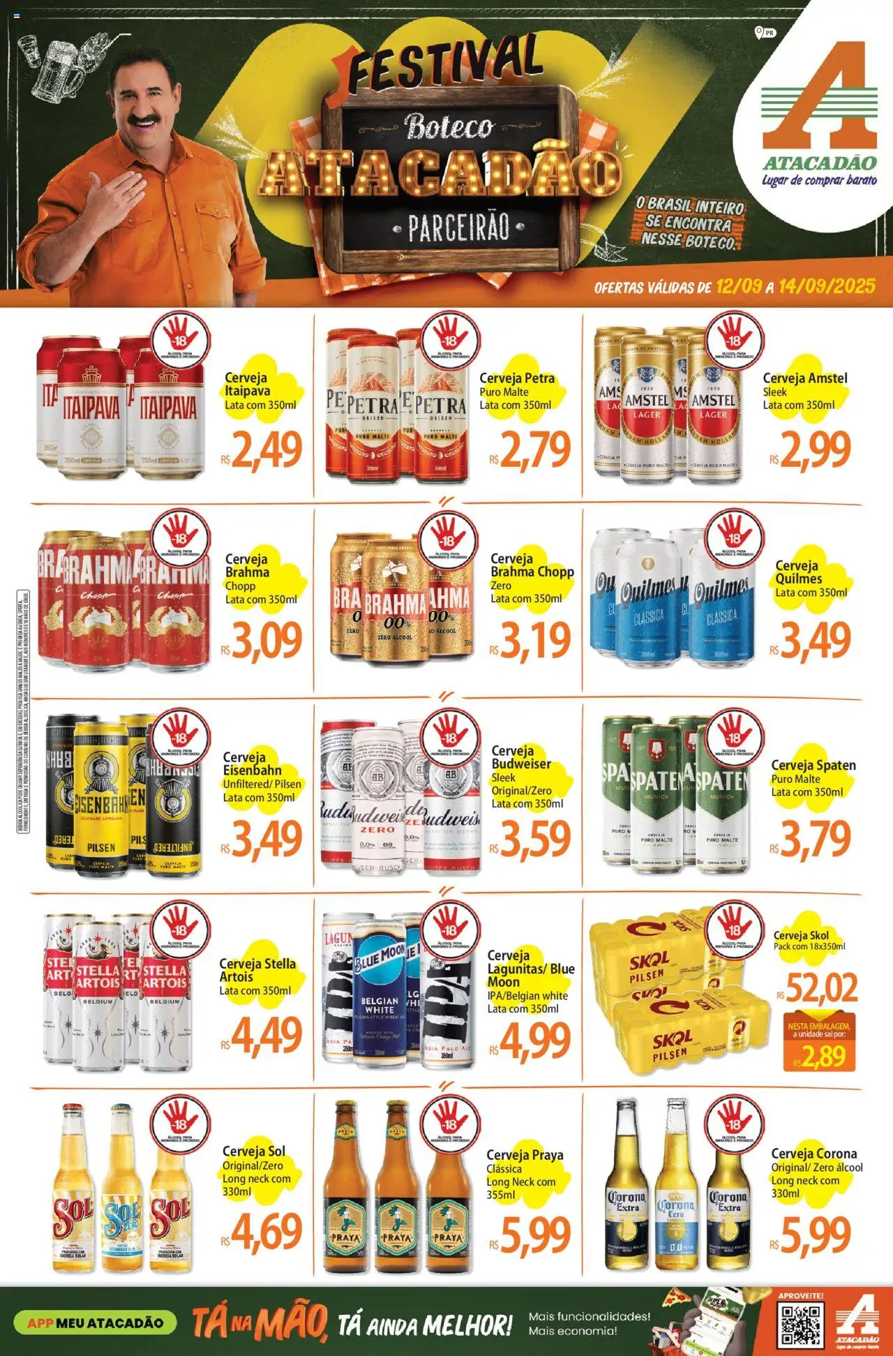 Atacadão folheto "Ofertas - PR" válido a partir de 12/09/2025 - número de página 1