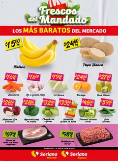 Vista previa las ofertas de la tienda Soriana - Frescos del Mandado Mercado Nuevo León desde el 07/10/2025 