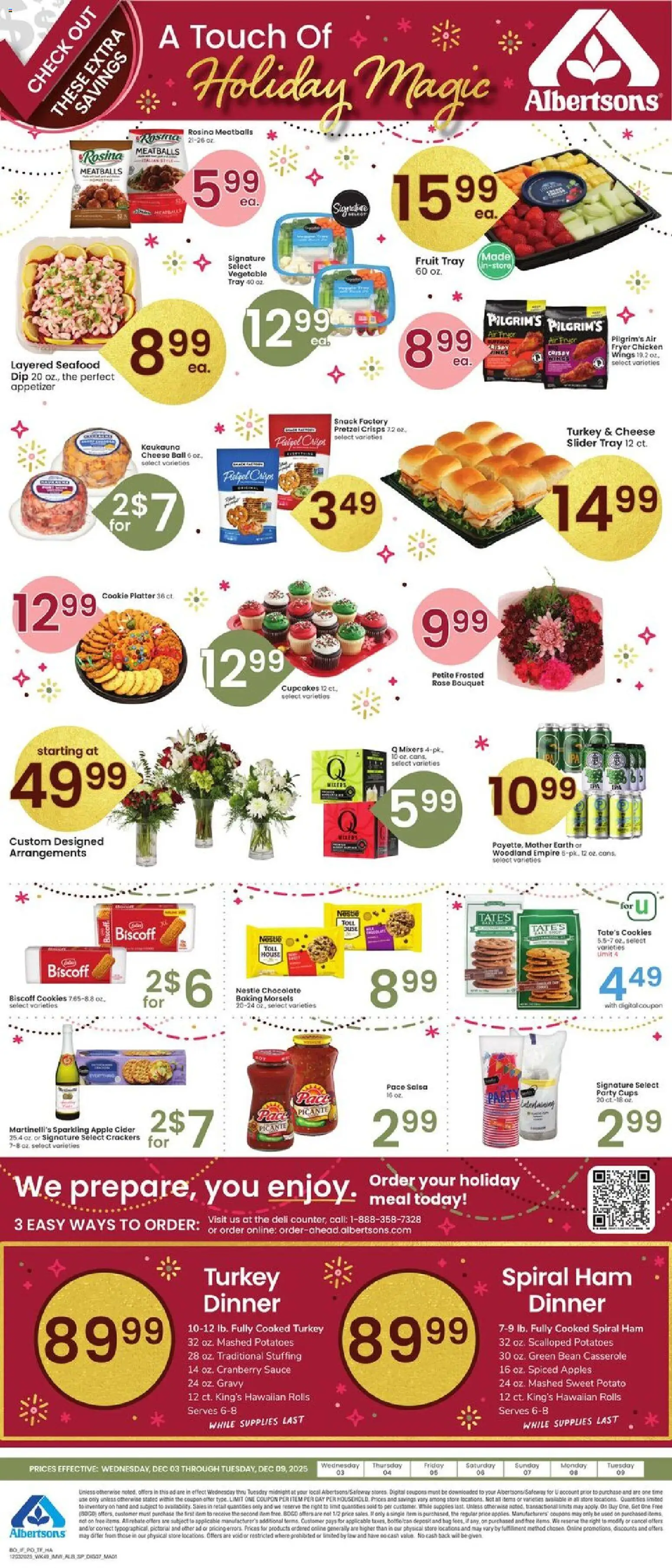 Ad Preview of Albertsons Specialty Publication from 12/03/2025