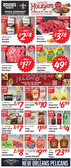 Ad Preview of Rouses Weekly Ad from 12/03/2025 | Page: 1