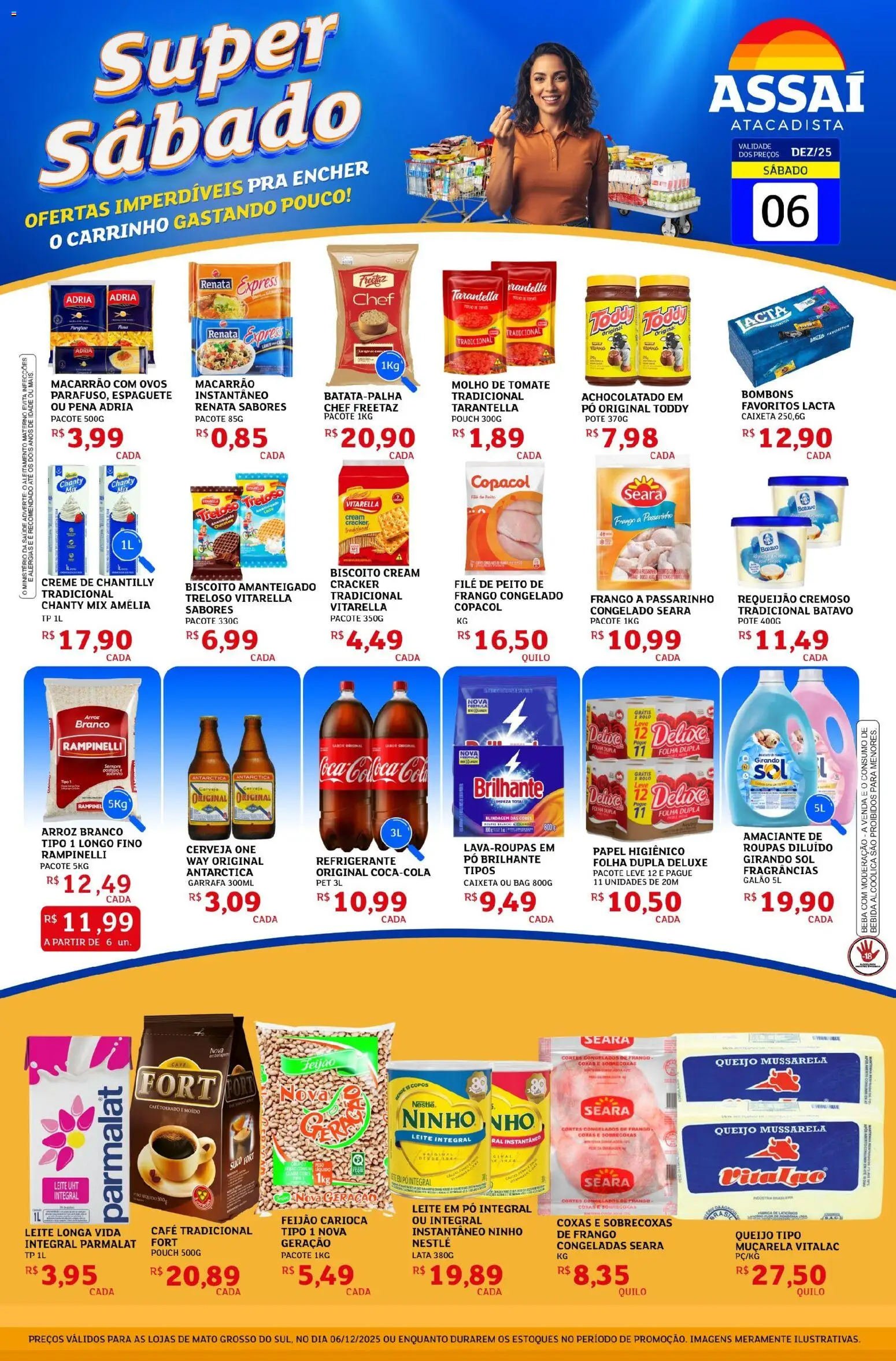 Pré-Visualização do folheto "Encarte - MS" da loja Assaí Atacadista válido a partir de 06/12/2025