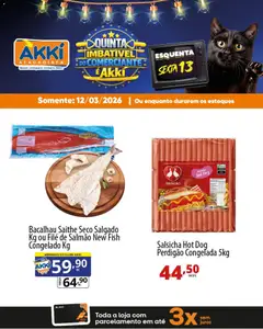 Pré-Visualização do folheto "Akki Atacadista ofertas do Dia" da loja Akki Atacadista válido a partir de 12/03/2026