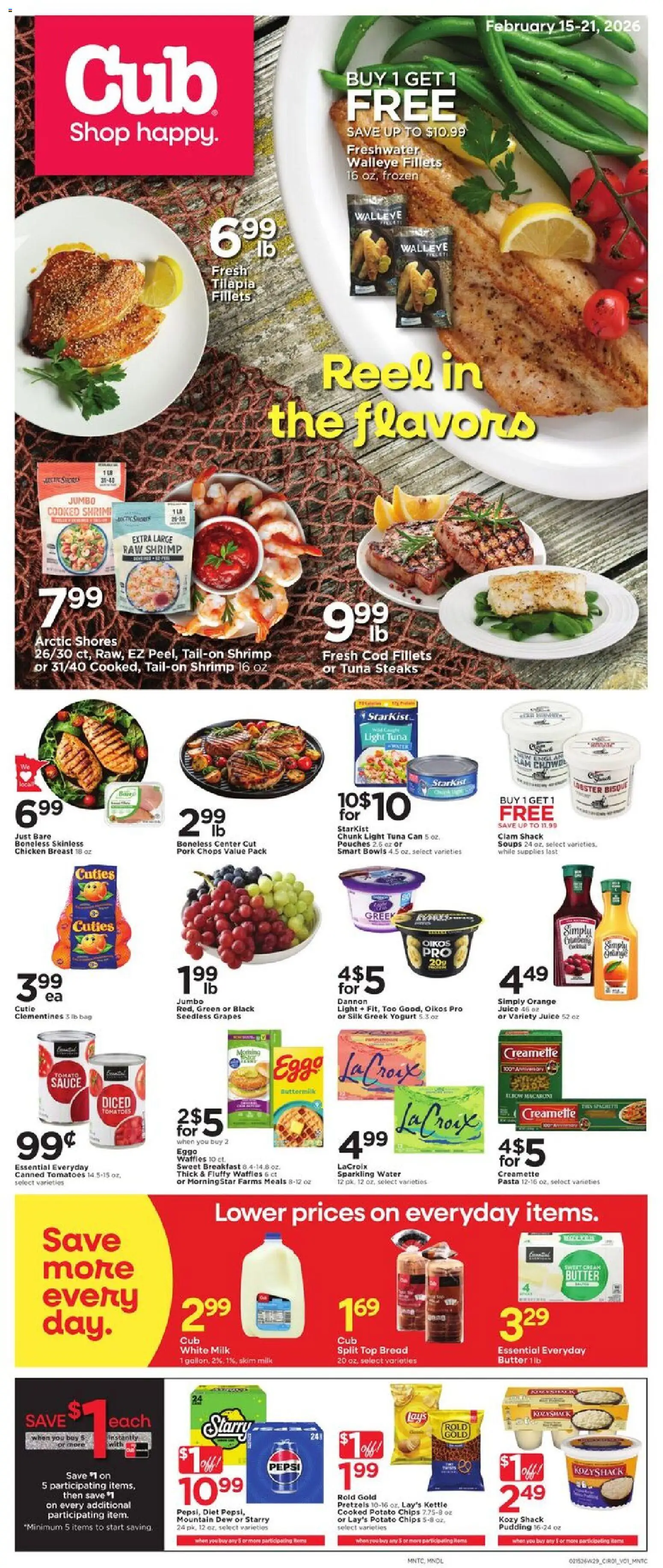 Ad Preview of Cub Foods Weekly Ad from 02/15/2026