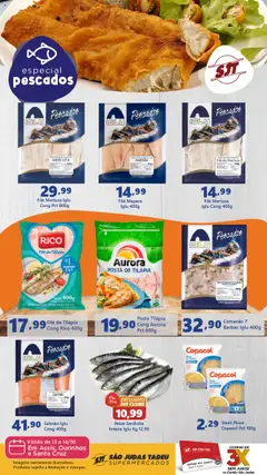 Pré-Visualização do folheto "Ofertas da semana" da loja São Judas Tadeu válido a partir de 13/10/2025