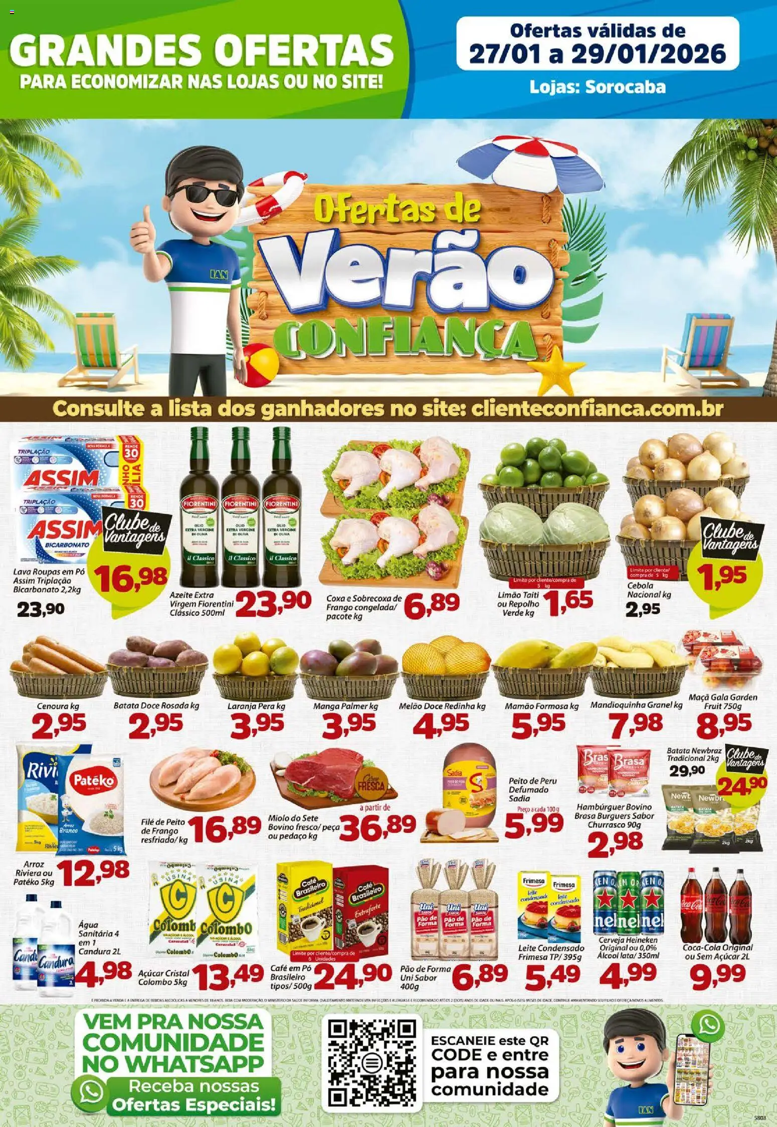 Pré-Visualização do folheto "Ofertas da semana" da loja Confiança válido a partir de 27/01/2026