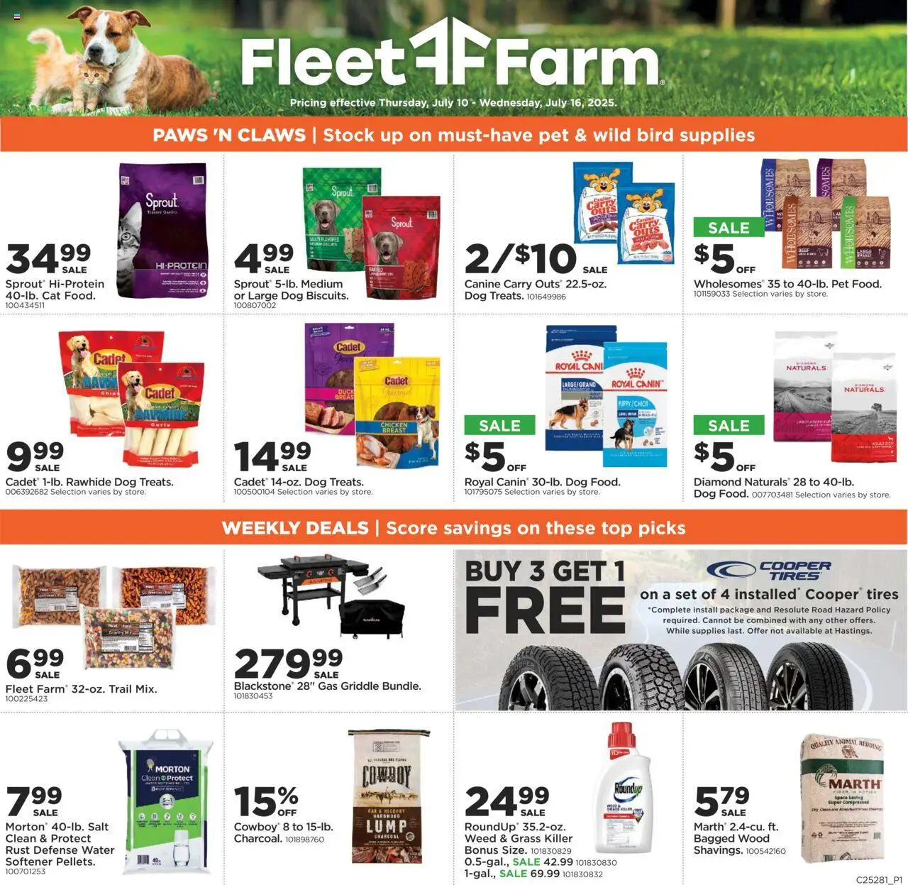 Mills Fleet Farm Weekly Ad from 07/10/2025 - Flyer - Page number 1