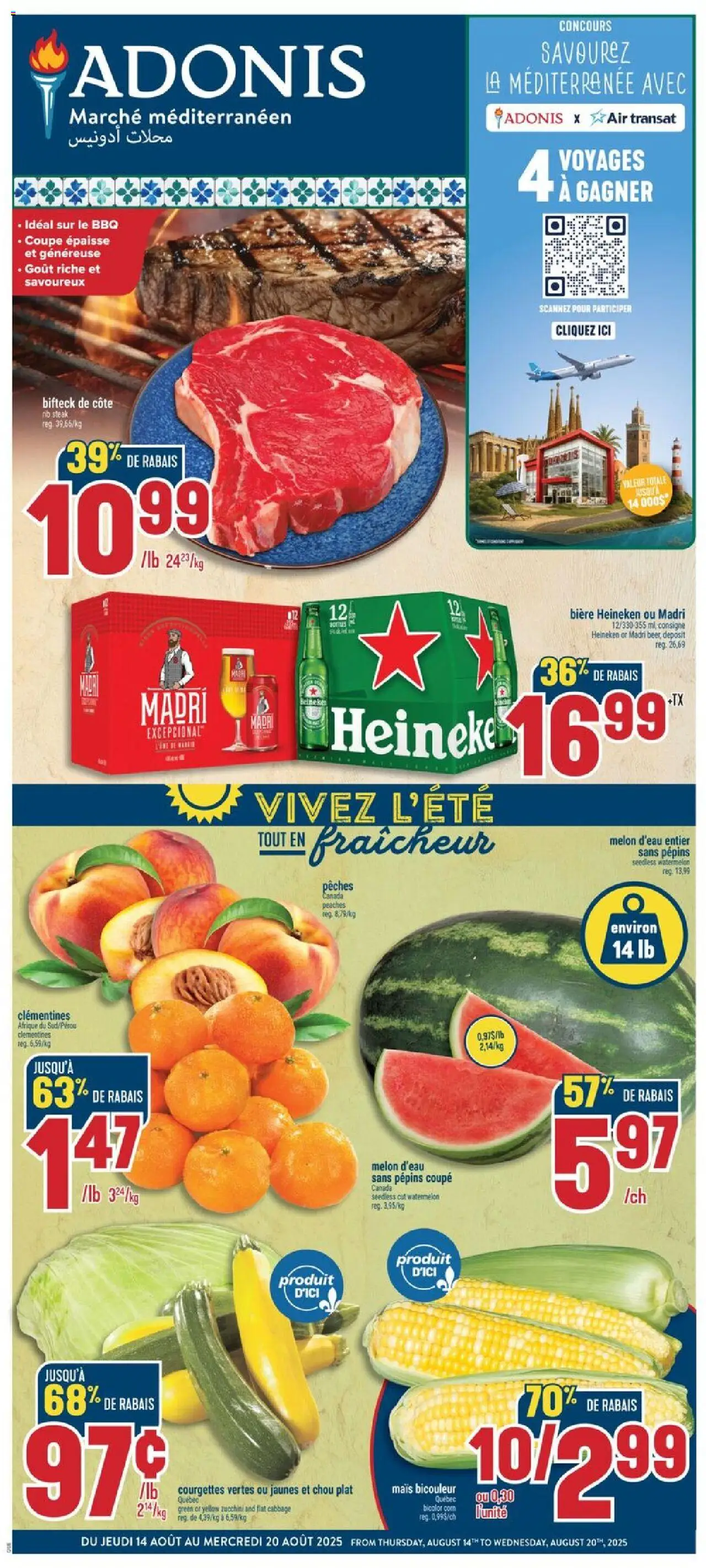 Adonis flyer valid from Aug 14, 2025 - page number 1