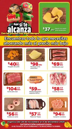 Vista previa las ofertas de la tienda Bodega Aurrerá - Folleto Ofertas desde el 28/11/2025 