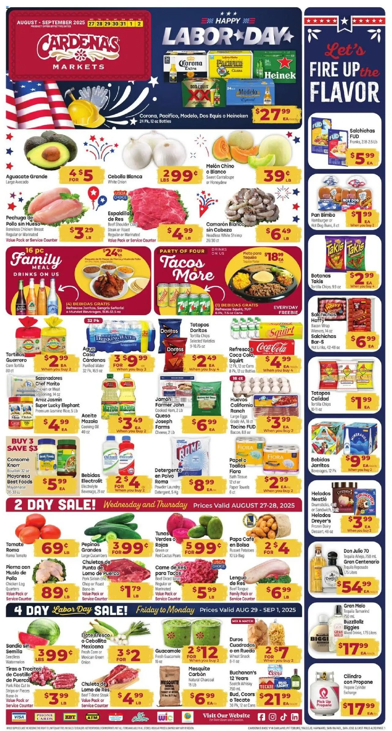 Cardenas Weekly Ad from 08/27/2025 - Flyer - Page number 1