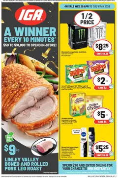 Preview of catalogue IGA catalogue WA from shop IGA valid 29/04/2026