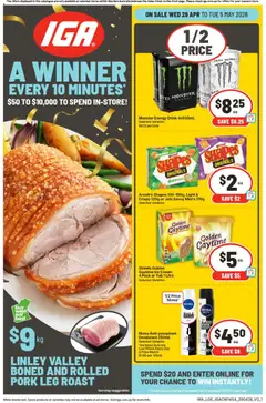 Preview of catalogue IGA catalogue WA from shop IGA valid 29/04/2026