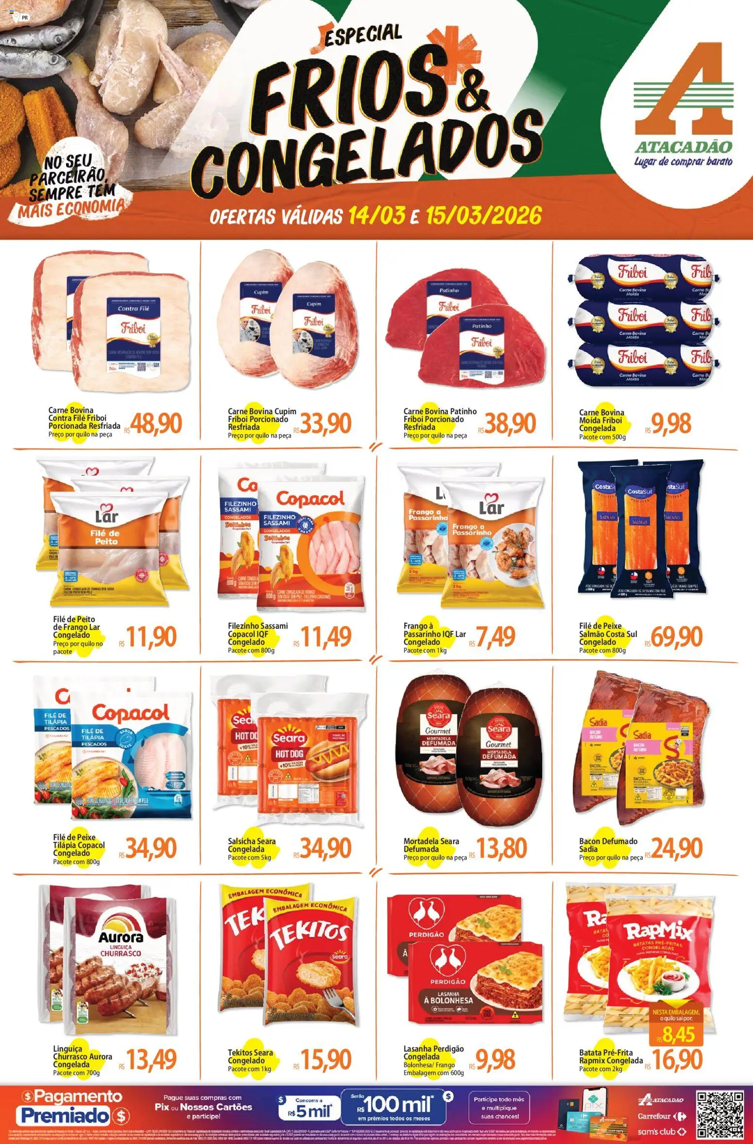 Pré-Visualização do folheto "Atacadão ofertas - PR" da loja Atacadão válido a partir de 14/03/2026