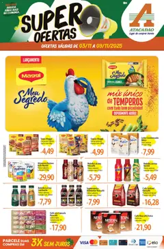 Pré-Visualização do folheto "Ofertas - RS" da loja Atacadão válido a partir de 03/11/2025