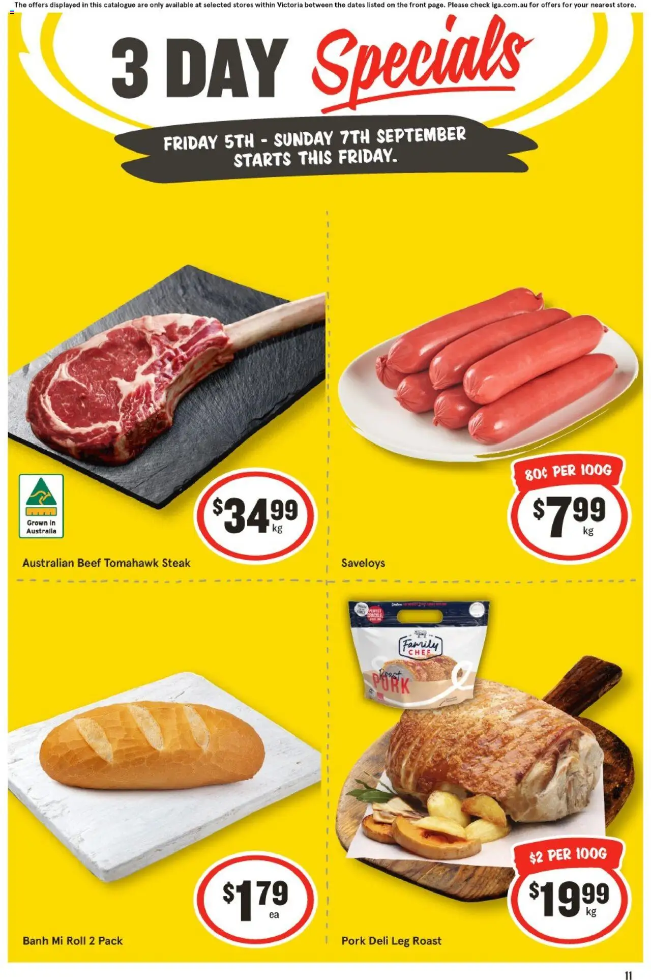 IGA catalogue valid from 05/09/2025 - page 1