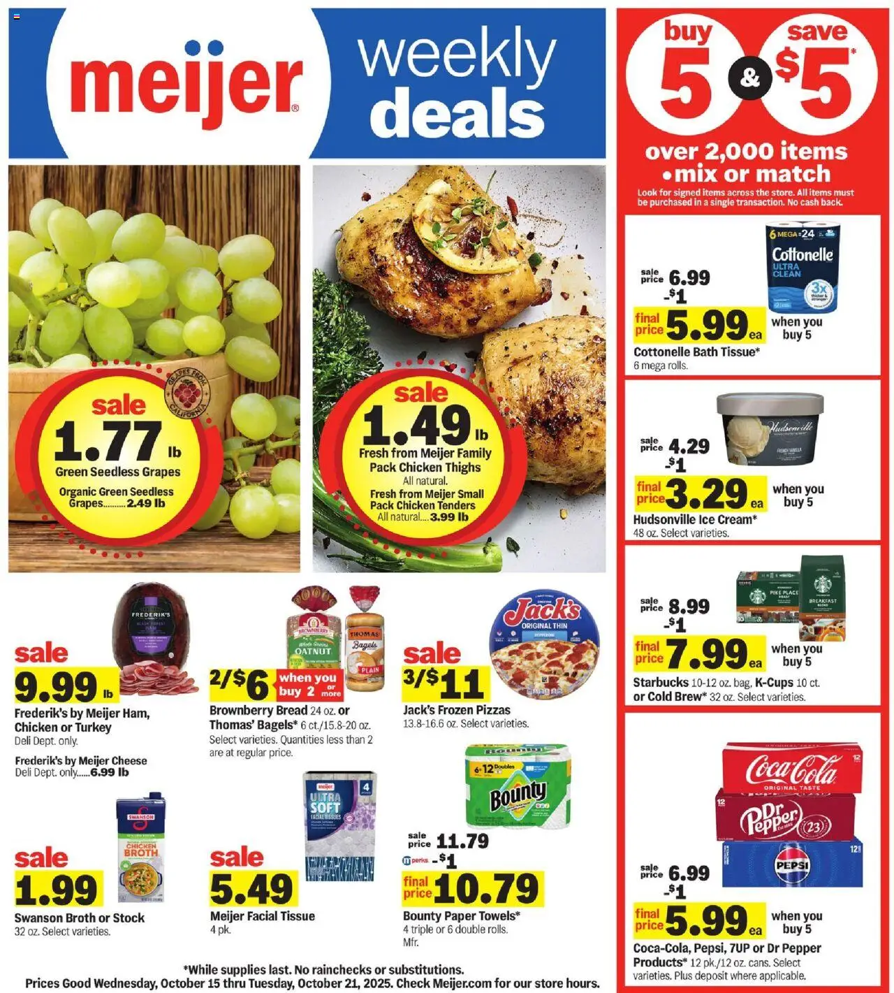 MEIJER AD from 10/15/2025 - Weekly Ad - PREVIEW - Page number 1