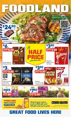 Preview of catalogue Catalogue from shop Foodland valid 25/02/2026