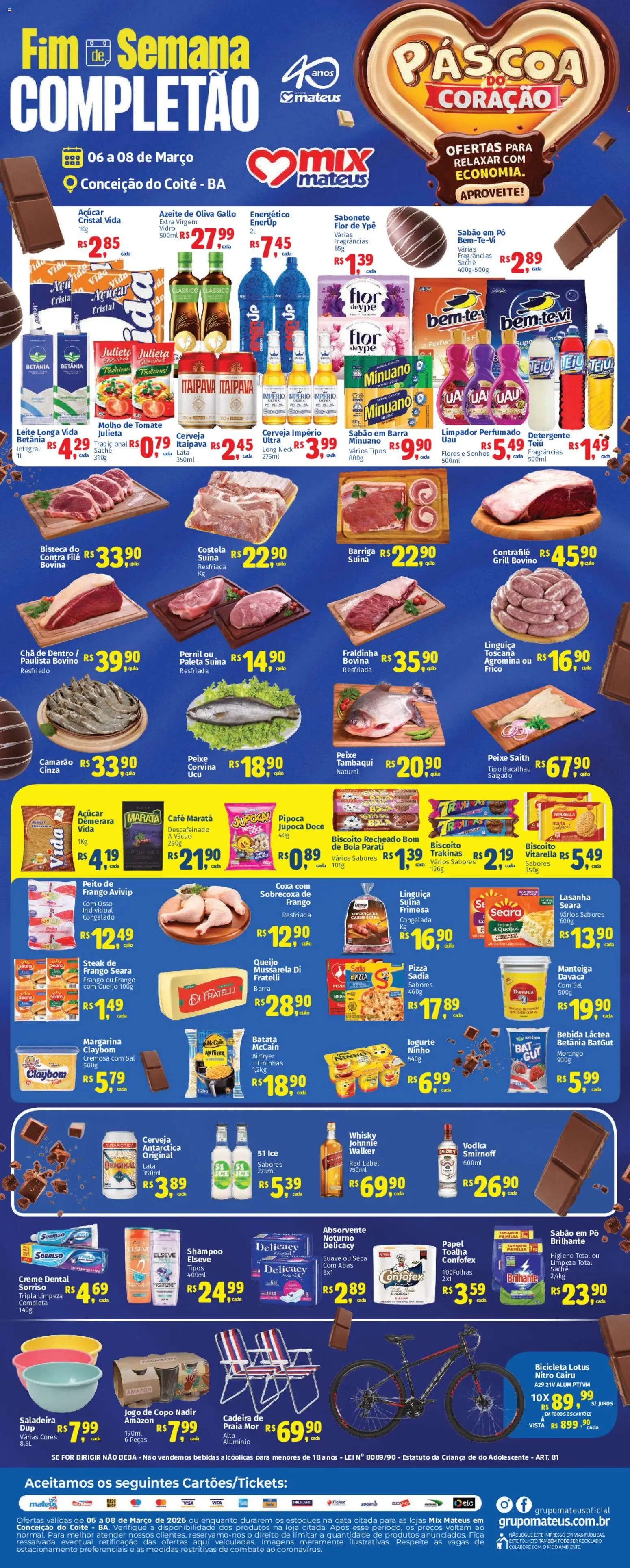 Pré-Visualização do folheto "Mateus - Ofertas da semana" da loja Mateus válido a partir de 06/03/2026