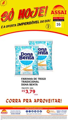Pré-Visualização do folheto "Assaí Atacadista ofertas - DF" da loja Assaí Atacadista válido a partir de 16/03/2026