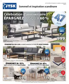 Preview of leaflet JYSK circulaire from shop JYSK is valid from Apr 23, 2026