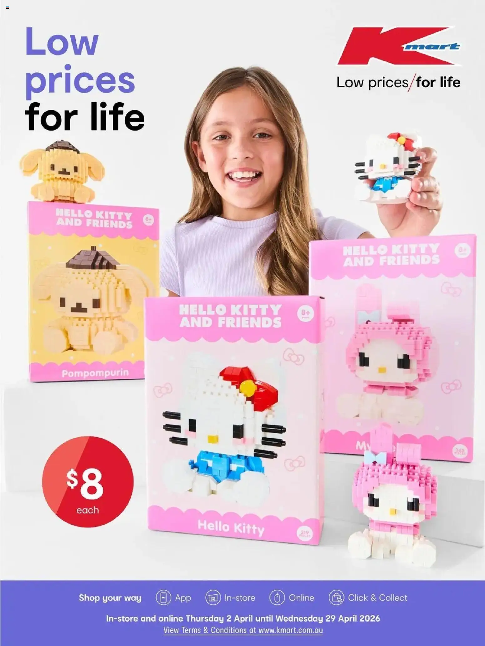Preview of catalogue Kmart catalogue School Holidays from shop Kmart valid 02/04/2026
