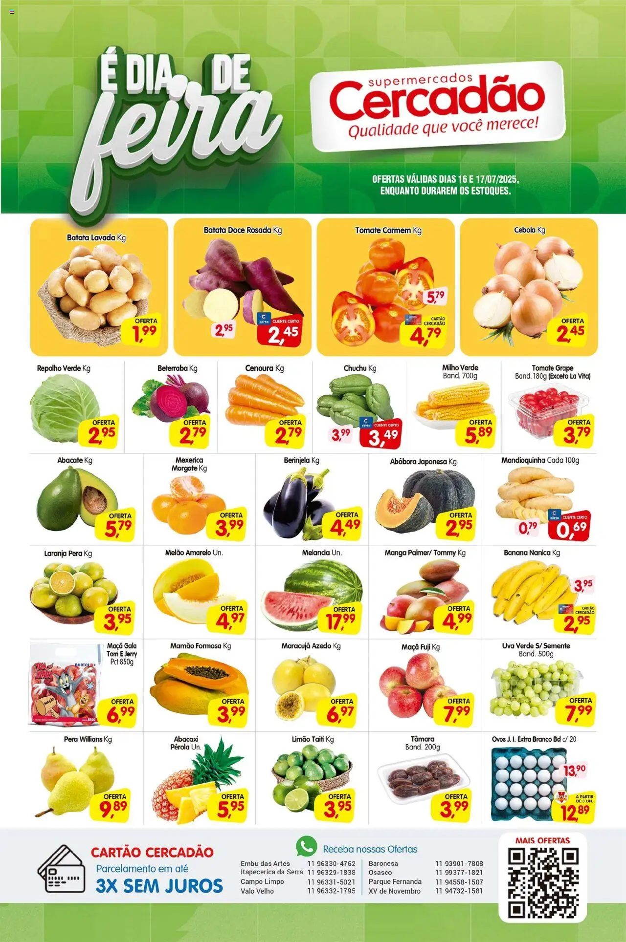 Cercadão folheto "Ofertas da semana" válido a partir de 16/07/2025 - número de página 1