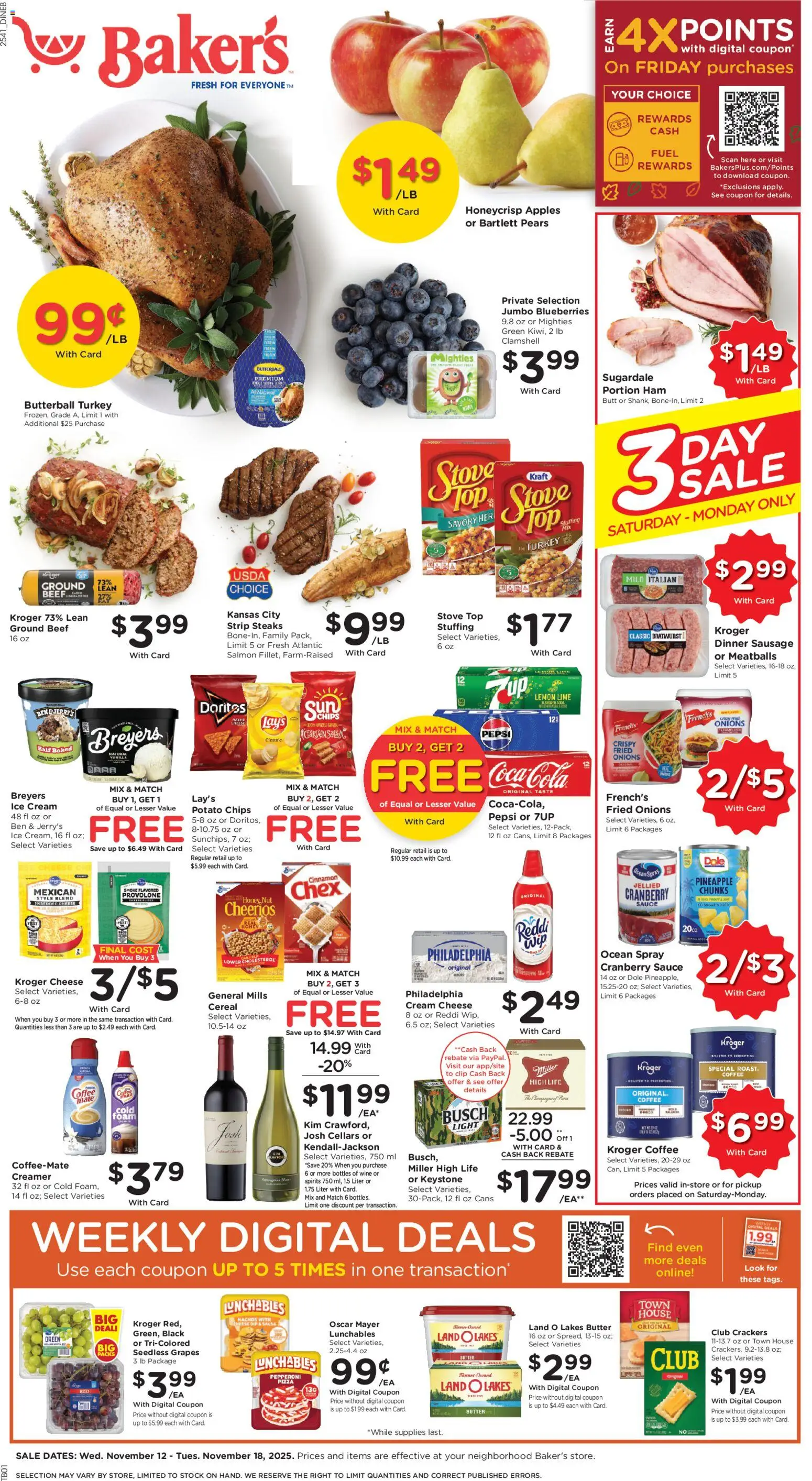 Ad Preview of Baker's Black Friday from 11/12/2025