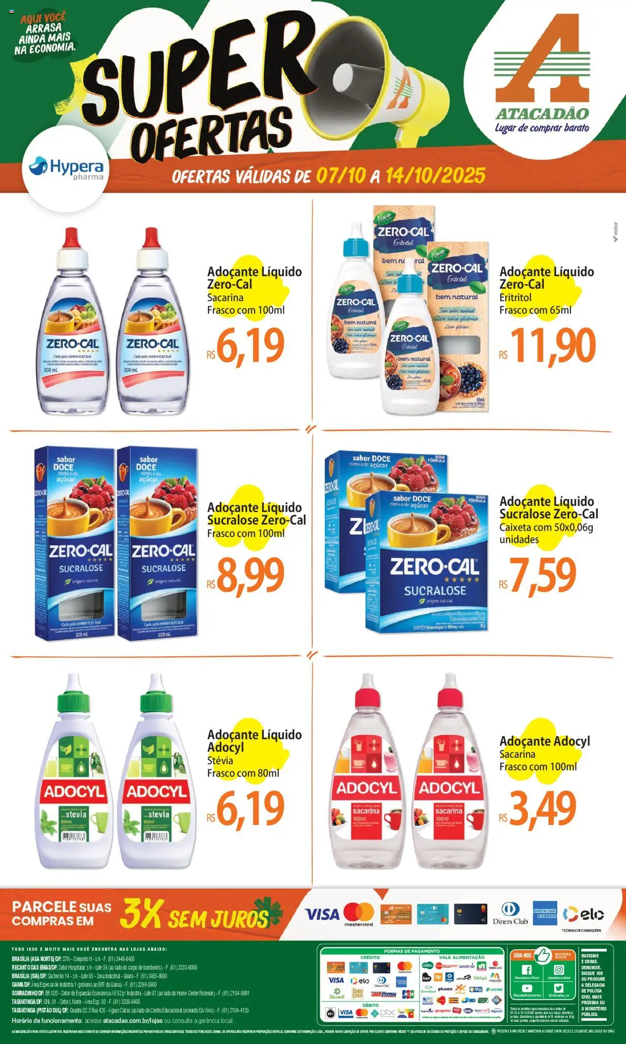 Atacadão folheto "Ofertas - DF" válido a partir de 07/10/2025 - número de página 1