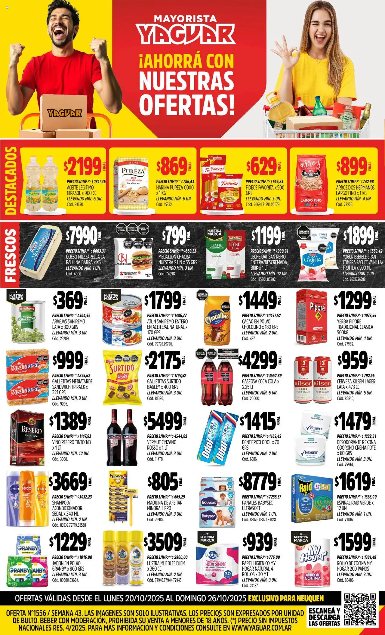 Yaguar Neuquén del 20/10/2025 Online