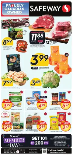 Un aperçu du dépliant Weekly Flyer - BC du magasin Safeway est valide à partir 28 août 2025