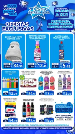 Pré-Visualização do folheto "Ofertas Clube Perfumaria" da loja Estrela Azul válido a partir de 30/10/2025