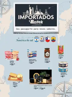 Pré-Visualização do folheto "Ofertas Importados" da loja Bistek Supermercados válido a partir de 03/09/2025
