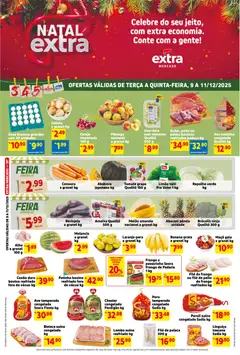 Pré-Visualização do folheto "Ofertas de Mercado Terça e Quinta" da loja Extra válido a partir de 09/12/2025
